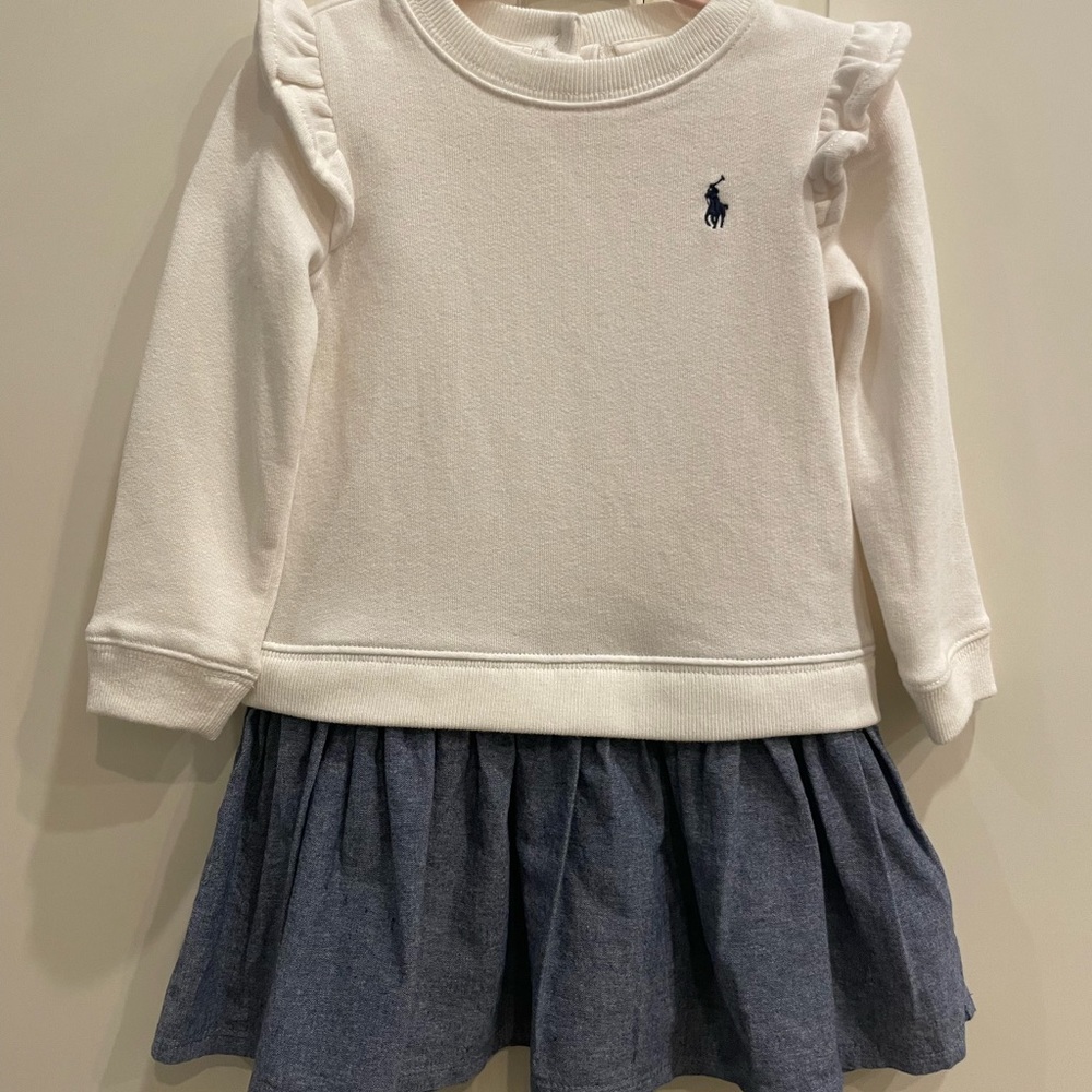 NWT Ralph Lauren sweatshirt dress